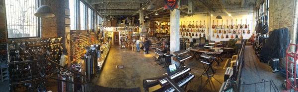 Panorama of the store from the door.