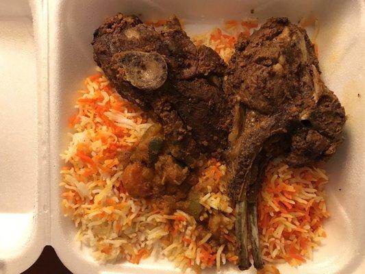 Lamb Haneeth with rice