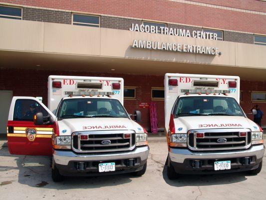 Jacobi is an ACS verified Level 1 Trauma Center.