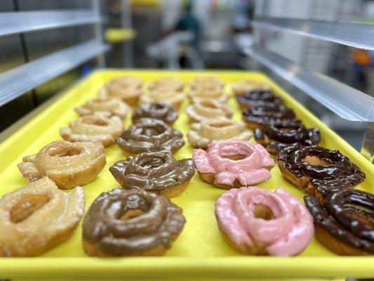 Old fashioned cake donuts