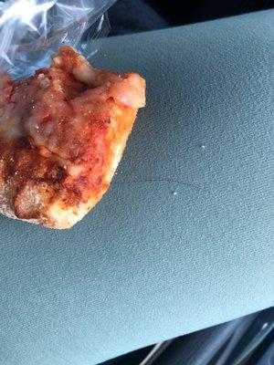 Hair in my pizza