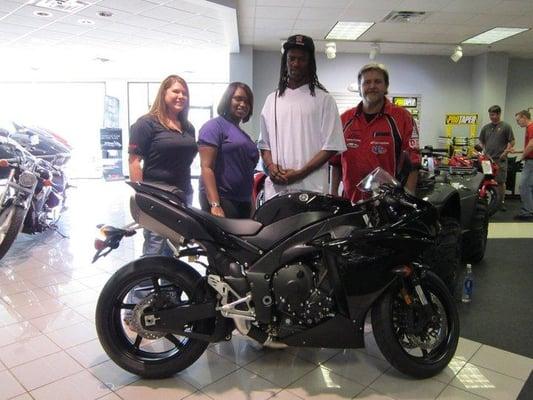 Mr. Justin Aguillard from LaPlace, LA with his 2011 YZF R1!