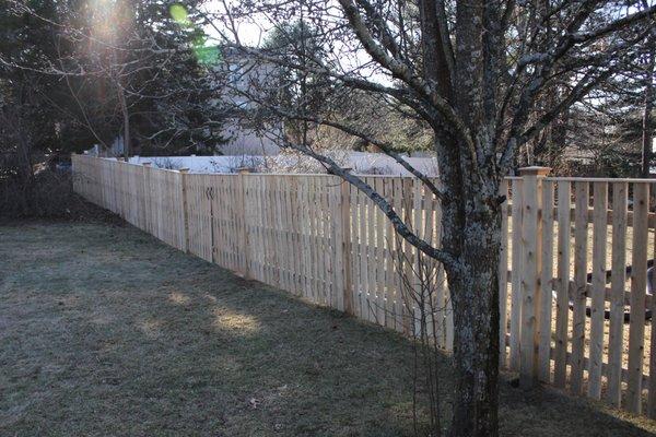 Completed fence in Winchester