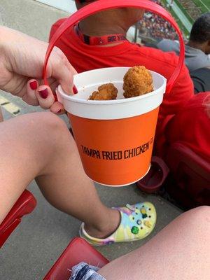 Bucket of chicken tenders