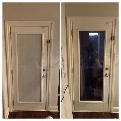 Add On door blinds installation