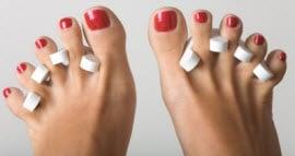 Antifungal nail polish is used for guests at the PEDspa to encourage healthy, fungal free nails.