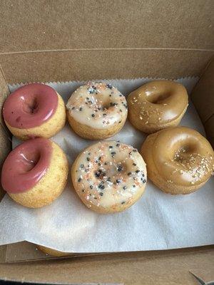 Vegan mini donuts