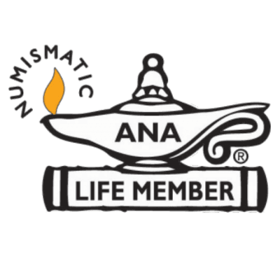 We are a life member of the American Numismatic Association.