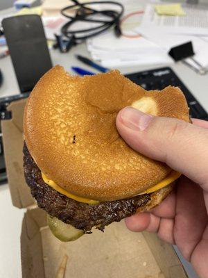 This is supposed to be a Quarter Pounder with Cheese...