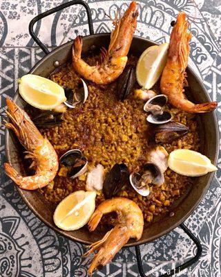 2 people's Paella de Mariscos