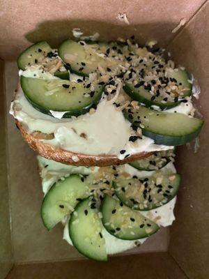 cucumber bagel