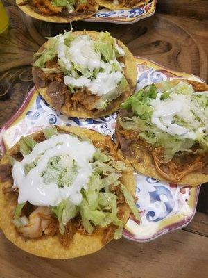 Chicken tostadas