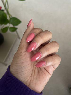 Acrylic full set in pink