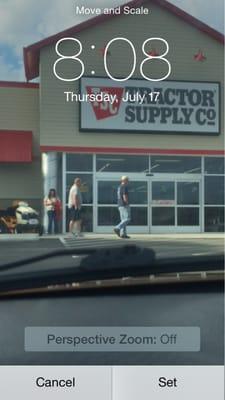 Screen capture.  Store is supposed to open at 8am and here are people pacing at 8:08am waiting to get in. Poor customer service!