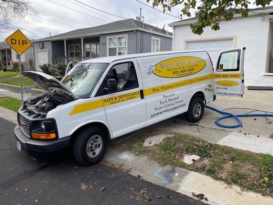 Professional Cleaning Van