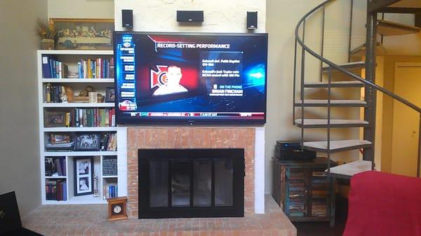 90inch Flat TV w/ 5.1 surround sound system