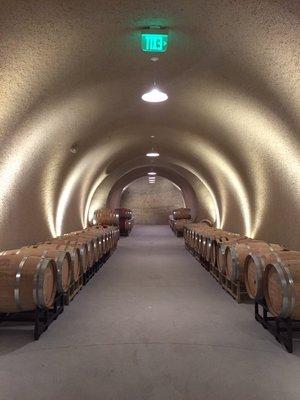 Lighting corridor in Cave's Barrel Storage