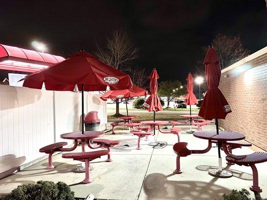 Outdoor seating