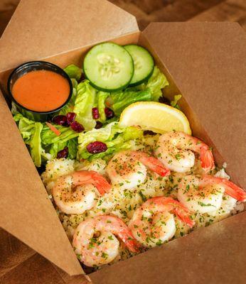 Lemon Herb Shrimp plate