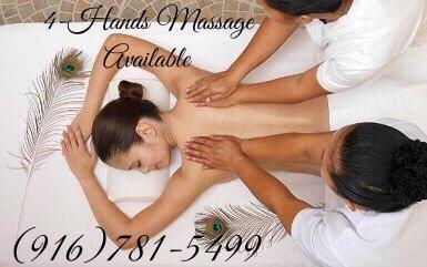 4-Hand Massage Available schedule your appointment today (916)781-5499