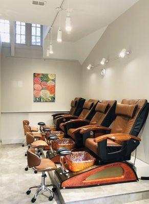 Our pedicure chairs