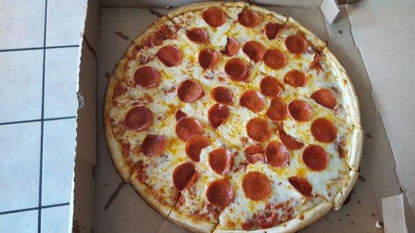 16" Extra Cheese and Pepperoni