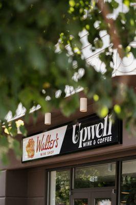 Upwell Wine & Coffee shares the space with Walter's Wine Shop