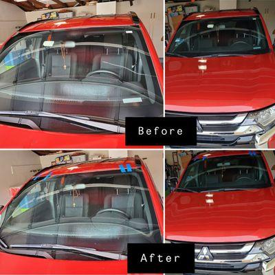 2018 Mitsubishi outlander windshield replacement