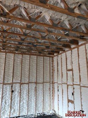 Open cell spray foam