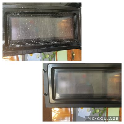 Microwave cleaning