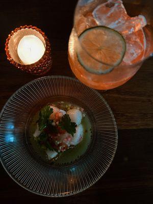 Scallop crudo. A nice, light starter.