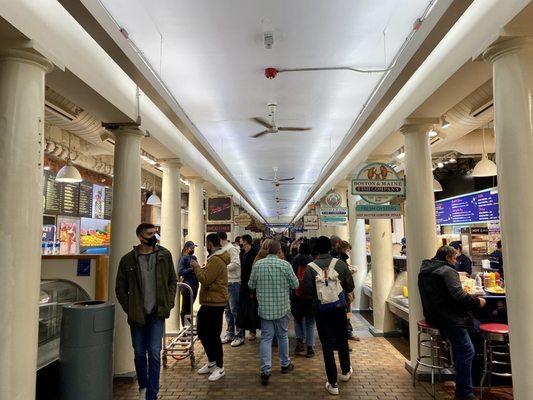 Walking through the market