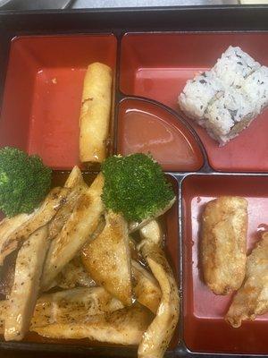 Chicken teriyaki bento box