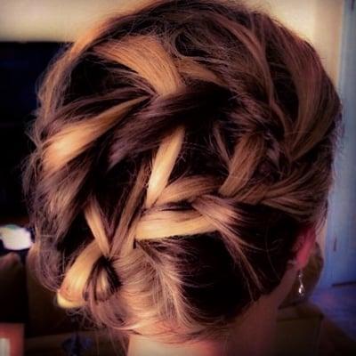 Wedding hair by tracey