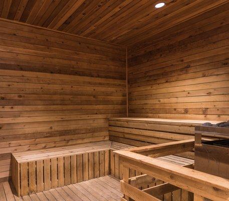 Spa at the Crescent sauna