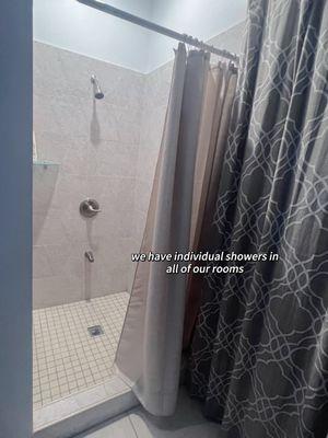 our showers in our rooms