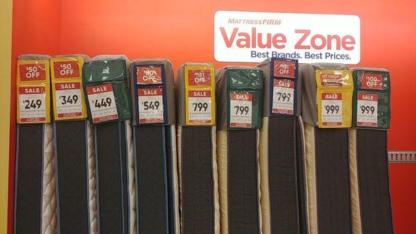 Value zone assortment