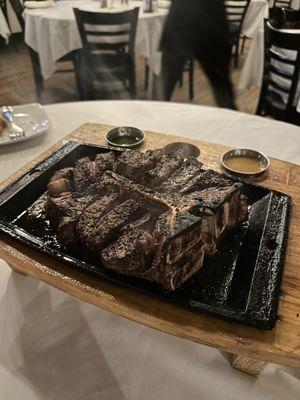 Thursday night 50% off special! 42 oz Porterhouse for Two - $60