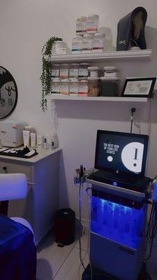 Hydrafacial room