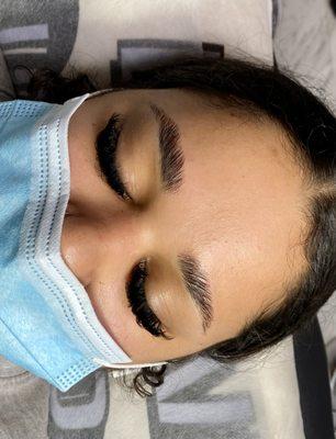 Brow lamination