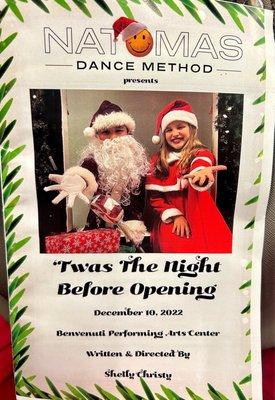 Here for my granddaughter's annual holiday dance performance