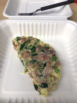 $4 for this made-to-order omelette is a fantastic deal