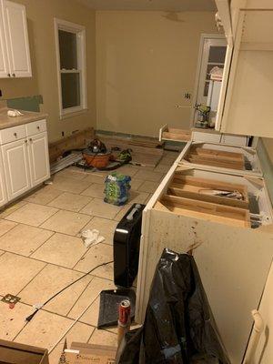 Older kitchen before remodel