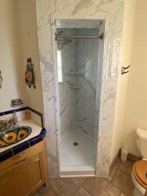 Shower entrance