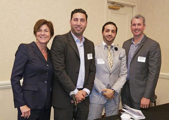 Kitty Wallace, Collier International, Michael Sabet, Abraham Mehrian, Greg Goldman. Speakers at the GLA Development Summit hosted by RENTV