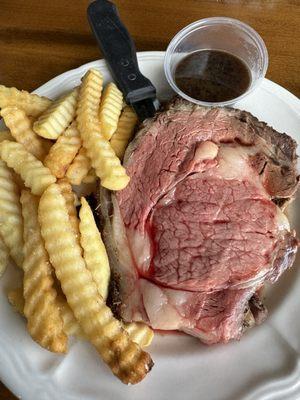 Our Popular Slow Roasted, Tender, Juicy Prime Rib