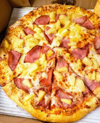 Medium with pineapple and ham. Worst I ever had.