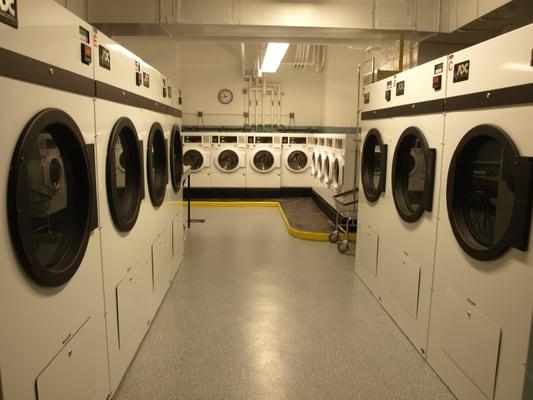 Laundry room in South. I-House North also has a laundry room.