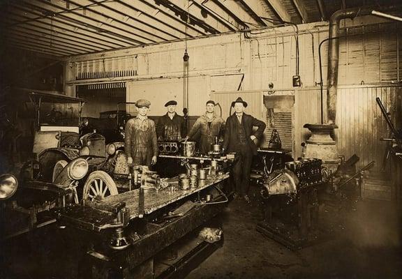 Photo Preservation, Ford Dealership in Spur, Tx circa 1919, converted to digital