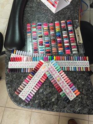 Over 500 shellac colors to choose from